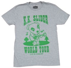 Animal Crossing Adult New T-Shirt – K. K. Slider World Tour Live in Concert