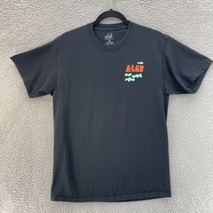A-Lab Everything Ends Tee Men Medium Black Live While U Can Graphic Thick Cotton