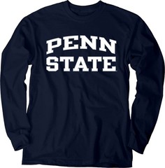 Blue 84 Mens Penn State Nittany Lions Long Sleeve T-Shirt Arched Team Color