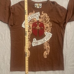 UK Toxic Fish Y2K Shirt Embroidered Rather Death Than False Faith Mens 3XL