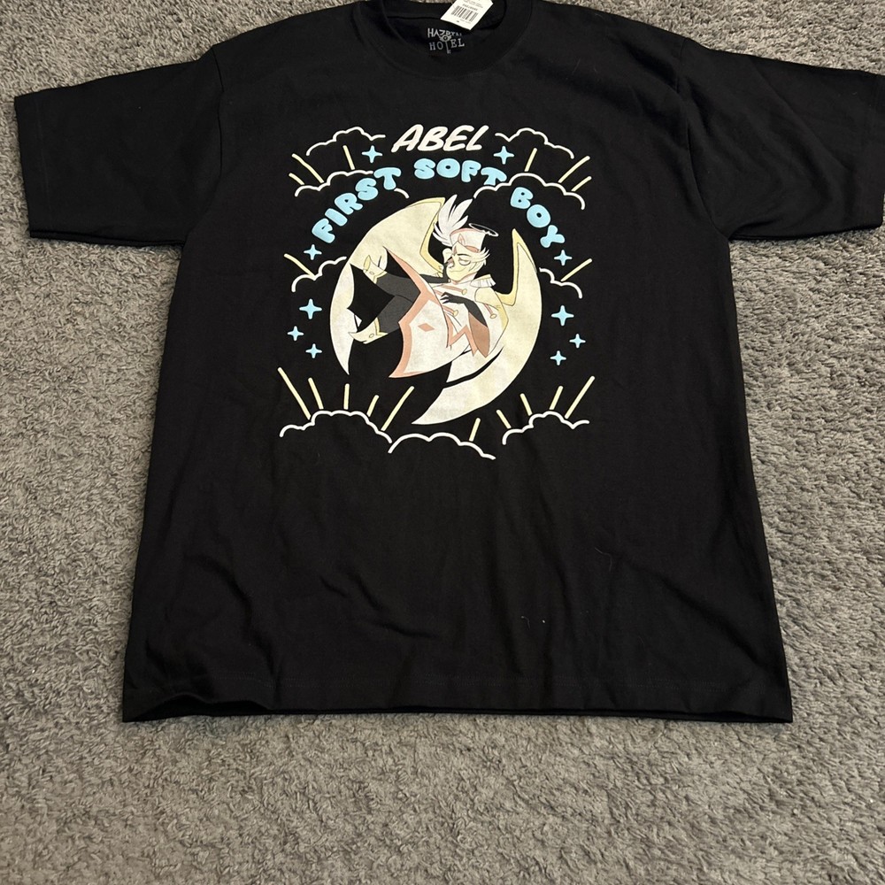 Hazbin Hotel – Abel First Soft Boy T-Shirt Size Large