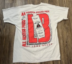 VTG 1980s Toyota Grand Prix Racing T-Shirt Double Sided XL Long Beach Cars