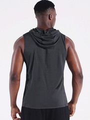 NELEUS Men’s Workout Tank Tops Sleeveless Running Shirts with Hoodie,5098,3 P…
