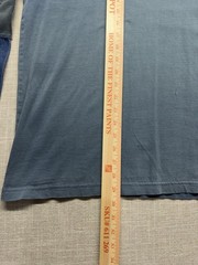VintageFaded Glory Men’s Long Sleeve Blue Jean And Elbow Patches T Shirt Size XL
