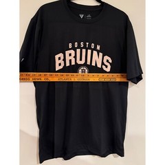 Levelwear Boston Bruins Black NHL Hockey Graphic Performance T-Shirt Mens L