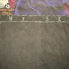 Vintage 90s Fabric Art Espresso Thy Self Coffee Shakespeare T Shirt XL