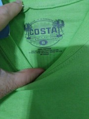 Costa Del Mar Men’s See What’s Out There Short Sleeve T Shirt Lime Green Fish Sm
