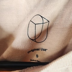 Unisex Apricot Juice Botanical Dye Crew neck T-Shirt Original Use Size Small