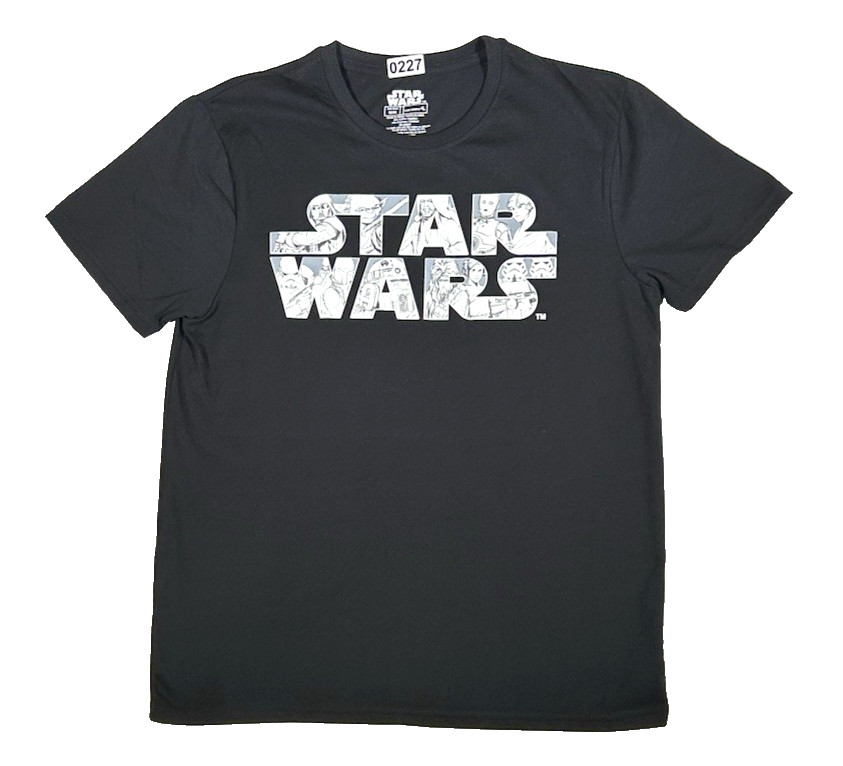 Star Wars Character Logo C-Life Group NWT Graphic Print T-shirt Size Medium New