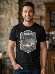 Krakow Poland Old Town Graphic T-Shirt Unisex Travel Tee
