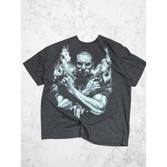 Universal Studios Marvel The Punisher Graphic T-Shirt Black Mens XL