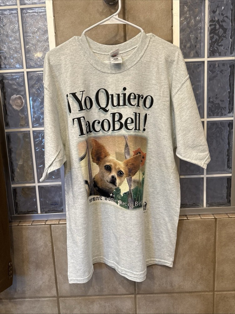 Vintage 1998 Yo Quiero Taco Bell T-Shirt Size L
