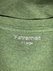 Fahrenheit Short Sleeve T-Shirt Men’s Extra Large Green