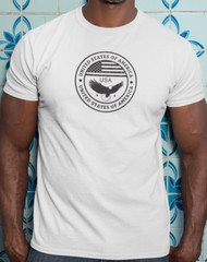 100% cotton American patriotic T-shirt, choose your model and size