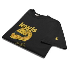 Lewis Hamilton #44 Ferrari F1 2026 Helmet T-Shirt Heavyweight Racing Fan Gift