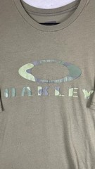 Oakley Shirt Mens Large Green Hydrolix Camo Logo Graphic Tee Outdoor Sports