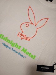 Playboy ‘Midnight Motel’ White Tee