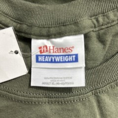 Hanes Mens Comfort T-Shirt Heavyweight 100% Cotton Plain Basic Tee 5250 Green XL