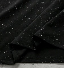 New Men Luxury Sequin Glitter Fashion Black Rivet T-Shirt High Quality