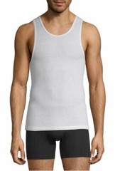 Stafford 4-Pack Men’s Big & Tall Dry+Cool Blended Cotton Tank Top A-Shirt White