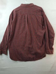 St. John’s Bay Mens XLT Red Plaid Long Sleeve Flannel Shirt