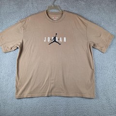 Jordan Shirt Mens XL Beige Jumpman Logo JORDAN Graphic Tee Basketball IF0778-257