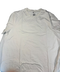 All in Motion Men’s Relaxed Fit Soft Stretch T Shirt White Size XL NWT
