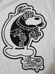 Ren & Stimpy Kid Brooklyn White T Shirt Size S