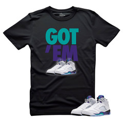 Shirt To Match Jordan 5 Grapes Shoes – GOT’EM Unisex Jordan Match Tees