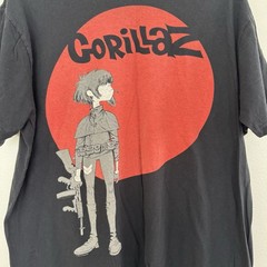 2010 Gorillaz T-Shirt Mens XL Noodle Plastic Beach Tour Music Rock Band Tee
