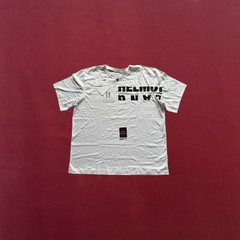 MEN’S HELMUT LANG NEW YORK WHITE PRINTED LOGO COTTON-JERSEY T-SHIRT NWT SIZE XL