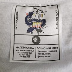 Sublimation Blank T Shirt 4XL White 100% Polyester Heat Press Cosmos Ink