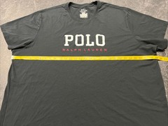 Polo Ralph Lauren Shirt 4X Mens Black Short Sleeve Classic Preppy Crew Neck Tee