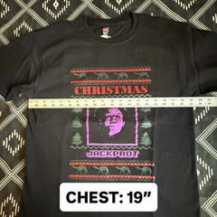 DR. STEVE BRULE Christmas Jackprot Alt Comedy T-Shirt MED John C Reilly Preowned