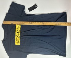 NWT M Alpinestars Reblaze Navy Blue/Yellow Logo T-shirt
