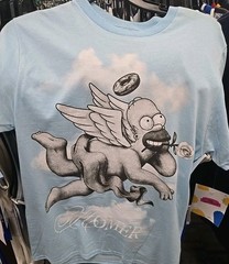 The Simpson Homer Cherub Angel Men’s T-Shirt Sz Small NWT Free Shipping