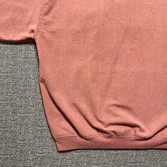 Vintage 80s 90s Envoy Mens Polo Shirt Pink Mauve Banded Hem Short Sleeve Retro M