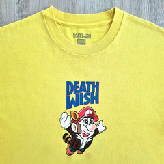 Original DEATHWISH Skateboards Shirt L 2020 Jon Dickson Super Mario Bros Skate