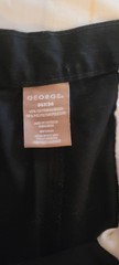 George Black Dress Pants Straight Leg 34″ Inseam