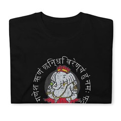 Ganesh Unisex Shirt, Lord Ganesha Hindu Elephant God Gift, Om Mantra Ganpati