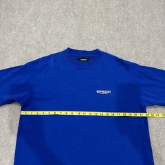 REPRESENT Owners’ Club Medium Blue Crew Neck T Shirt Powered By Enthusiasts