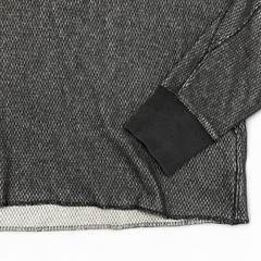 Double RL RRL Ralph Lauren Waffle Knit Long Sleeve Shirt Tee Gray Small
