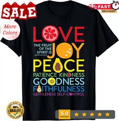 2025/NEW LIMITED Fruit Of The Spirit Galatians 5;22 Inspirational Christian T-Sh