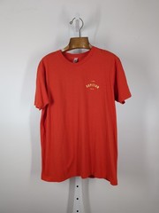 Kopitiam NYC Malaysia Restaurant Promo T Shirt Orange Art Graphic Shirt L USA