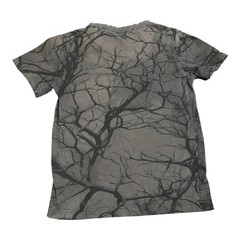 Jordan Jumpman Logo Graphic Tree Print Gray/Black Teens L Crew Neck T-Shirt