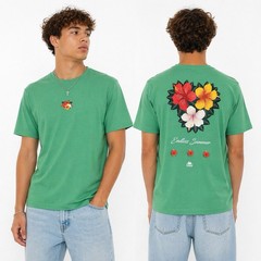 NWT Kappa Men’s Large Authentic Runis T-Shirt Tee Red 100% Cotton Molynes Summer