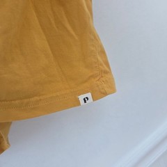 Pact 100% Organic Cotton Mustard Yellow T-Shirt Tee Shirt Men’s XXL