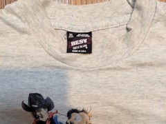 Vintage Western Horse Cowboy Rodeo Bull Roping Single Stitch T Shirt Mens XL B62