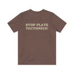 Stop Plate Tectonics 1991 Vintage Men’s T-Shirt