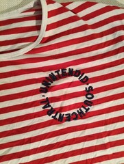 Men’s Basic Casual Essential Cotton Striped Tshirt Oversized Size Small Red